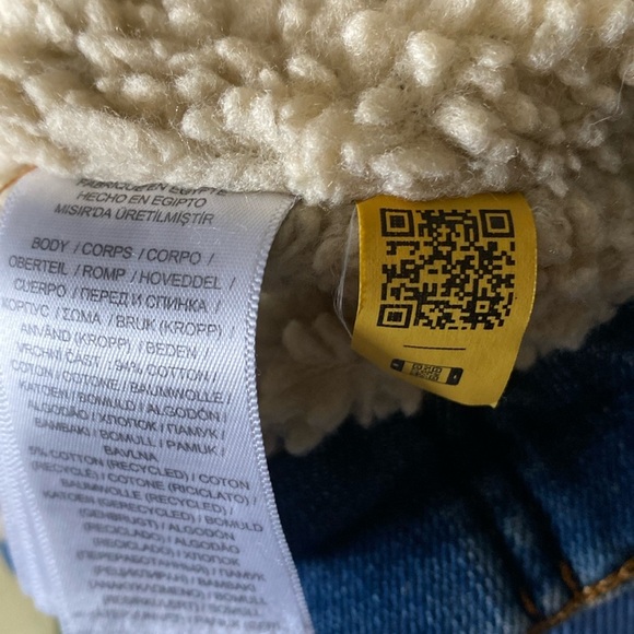 Polo Ralph Lauren Jean Jacket lined sz 12-14/G - Picture 14 of 16